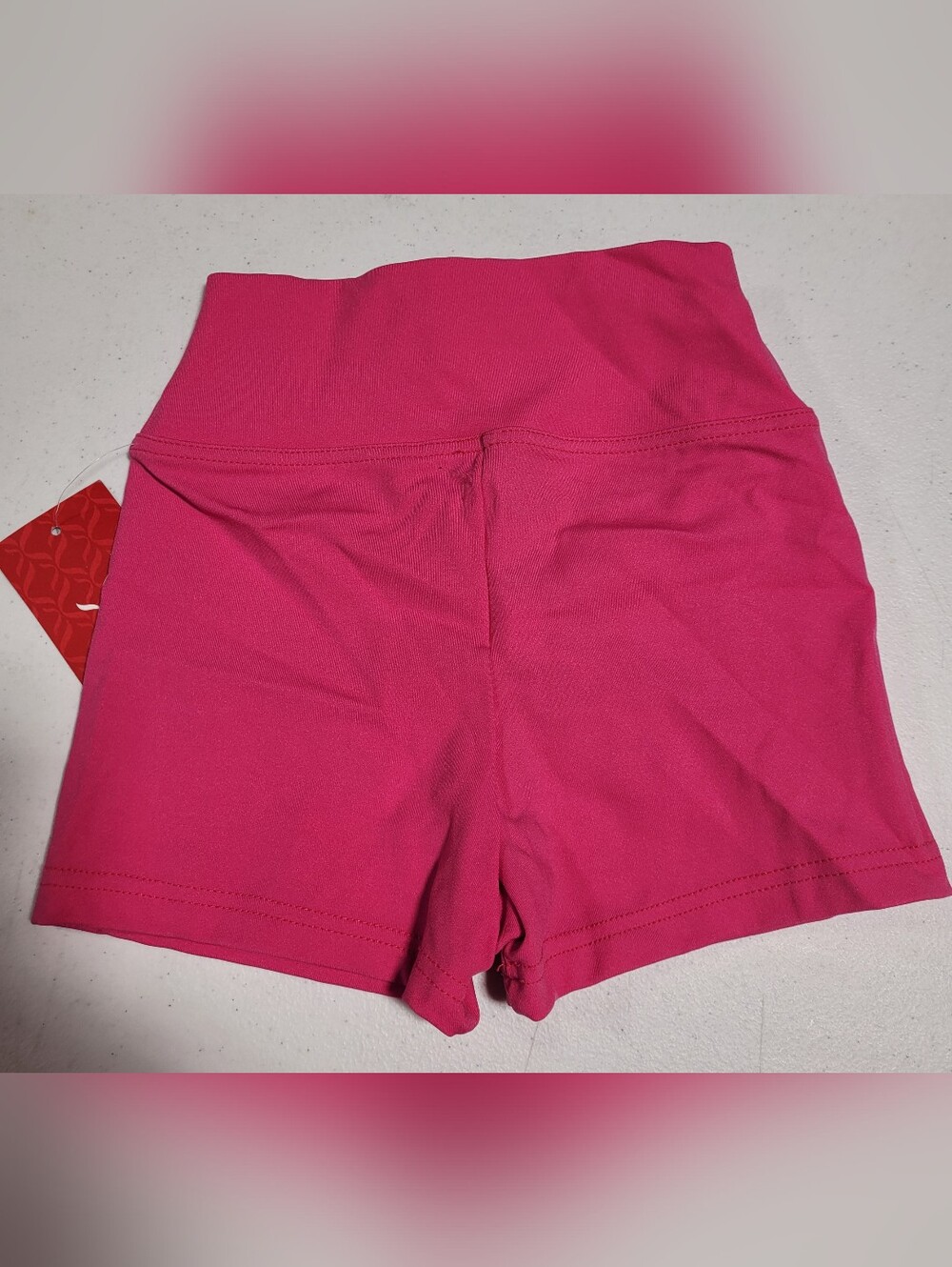 Capezio Bright Pink Dance Bike Shorts - Picture 3 of 3